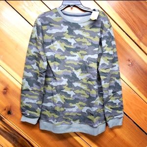 Cat & Jack Kids Green Cameo Sweatshirt